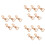 15 Pcs Luggage Hooks Replace To Rotate Metal Shoulder Strap 4