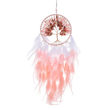 2 Pcs Dream Catcher Pink Wall Hanging Home Decor