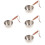 4Pcs Stainless Steel Milk Pan With Double Pouring Lips 6