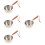 4Pcs Stainless Steel Milk Pan With Double Pouring Lips 7