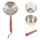 4Pcs Stainless Steel Milk Pan With Double Pouring Lips 9