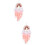 2 Pcs Dream Catcher Pink Wall Hanging Home Decor 7