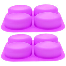 2 Pcs Soap Packaging Making Supplies Silicone Mold