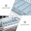 2 Pcs Sink Rack Bathroom Holder Multi-Function Storage Shelf 11