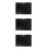 3Pcs A3 Horizontal Clipboard Thick Plastic Writing Pad Black 5