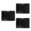 3Pcs A3 Horizontal Clipboard Thick Plastic Writing Pad Black 3