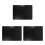 3Pcs A3 Horizontal Clipboard Thick Plastic Writing Pad Black 9