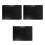 3Pcs A3 Horizontal Clipboard Thick Plastic Writing Pad Black 6
