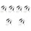6 Sets Pot Lid Handle Grips Replacement Cookware Parts 7