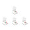 4 Sets Led Acrylic Message Board With Marker Heart Shaped Tablet 9