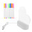 4 Sets Led Acrylic Message Board With Marker Heart Shaped Tablet 2