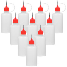 30Pièces Distributeurs Colle Plastique Rouge Bouteilles Fine