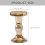 6 Pcs Glass Tea Light Holders Candlestick Stand Decoration 11