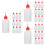 30 Pcs 50ml Empty Squeeze Bottles With Needle Tip 8