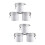 2 Count Cluster Lashes Glue Graft Eyelash Case Storage Container 7