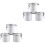 2 Count Cluster Lashes Glue Graft Eyelash Case Storage Container 3