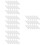 80 Pcs Vertical Blind Repair Stems Replacement Parts 9