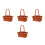 4Pcs Mini Wicker Basket With Handle For Garden, Picnic, Diy 10