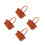 4Pcs Mini Wicker Basket With Handle For Garden, Picnic, Diy 6