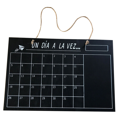3Pcs Wooden Single-Sided Chalkboards Hanging Wall Message Board