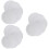 18Pcs PP Material Sink Filter Cover Shower Drain Protector White 9