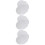 18Pcs PP Material Sink Filter Cover Shower Drain Protector White 10
