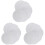 18Pcs PP Material Sink Filter Cover Shower Drain Protector White 4