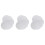 18Pcs PP Material Sink Filter Cover Shower Drain Protector White 6