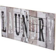 3Pcs Indoors Wood Sign Rustic Style Pendant Wall Hanging