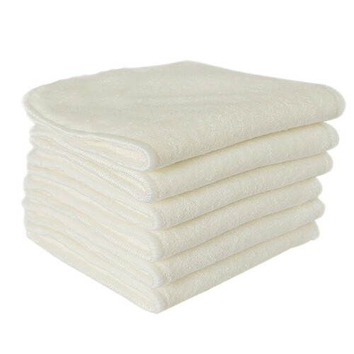 12 Pcs Baby Cloth Diapers Bamboo Fibre Microfiber 4 Layer