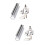2 Sets Metal Guitar Slide Stick Accessories 7