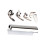 2 Sets Metal Guitar Slide Stick Accessories 10