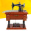 2Pcs Vintage Sewing Music Box Machine Model Creative Gift 11