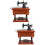 2Pcs Vintage Sewing Music Box Machine Model Creative Gift 7