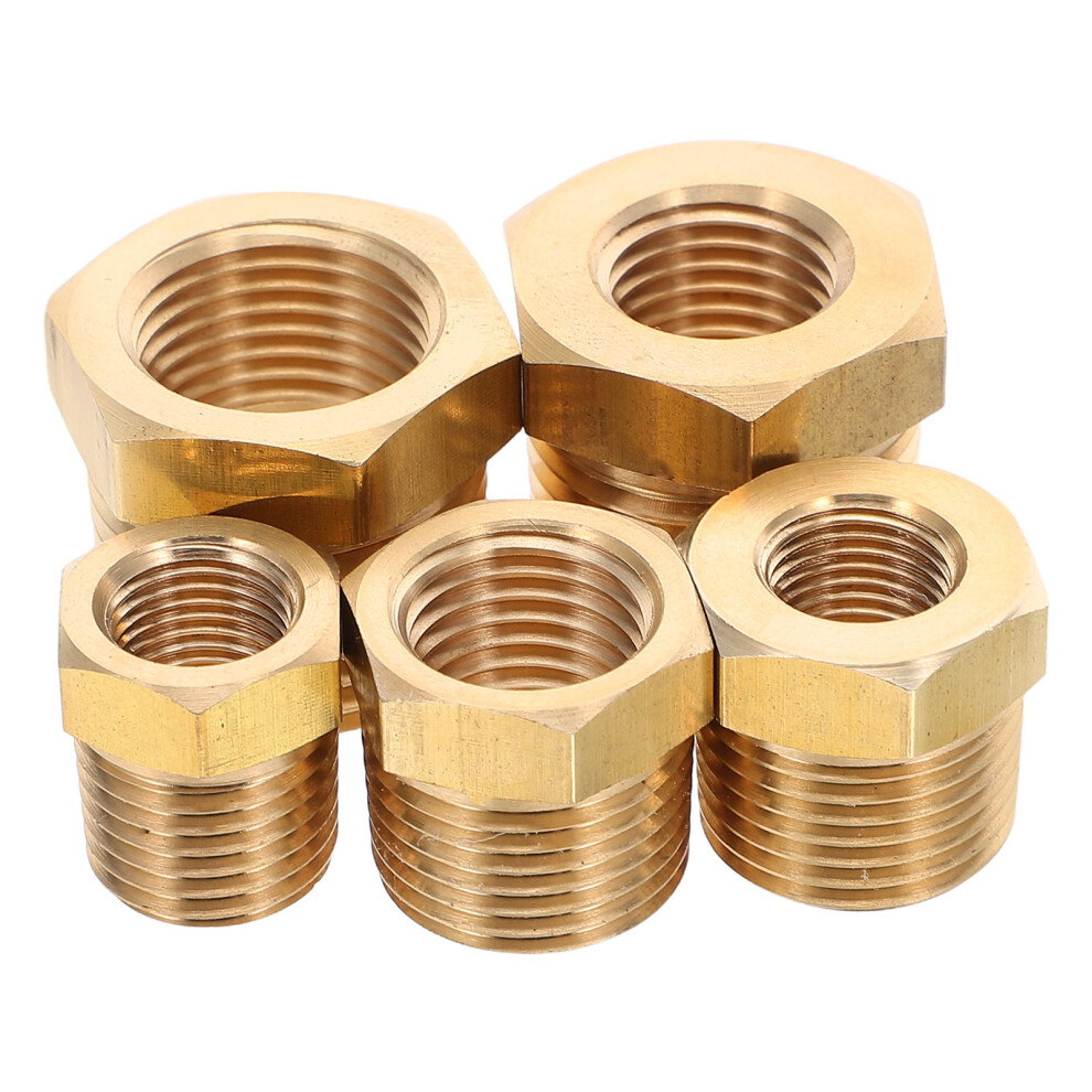 15 Pcs Brass Reducer Bushing Npt Male To Female Pipe Fitting 034170861574
