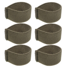 12St Olijfgroene Nylon Riemhouders Elastische Lussen Outdoor