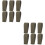 12 Pcs Elastic Belt Keepers Nylon Webbing Strap Holders 8
