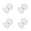 8 Pcs Sensor Cover Anti-Theft Iron Wire Guard For Fire Detectors 10