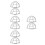 8 Pcs Sensor Cover Anti-Theft Iron Wire Guard For Fire Detectors 9