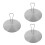 3Pcs Kitchen Stainless Steel Heat Diffuser Plates Silver for Cookware 7