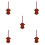 5Pcs Hand Carved Cuckoo Clock Pendulum Replacement For Diy Repair 7