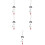 5Pcs Kawaii Phone Charm Star Purse Strap Decoration 9
