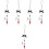 5Pcs Kawaii Phone Charm Star Purse Strap Decoration 6