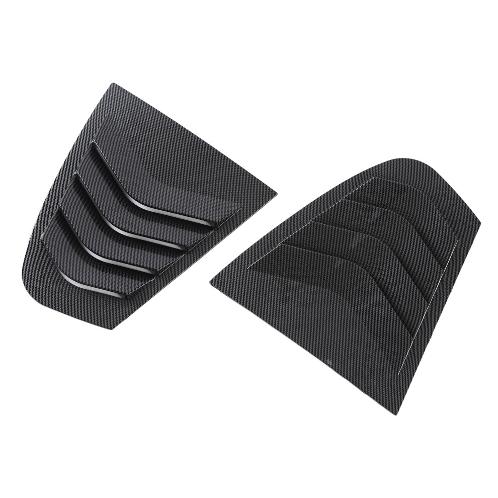 Side Window Louver Cover 2013-2018 F30 Abs Carbon Pattern Triangular Shutter 4051352029320