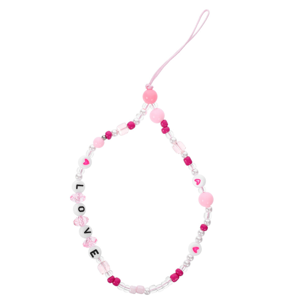 3Pcs Special-Shaped Acrylic Beaded Phone Lanyard Hanging Rope 033787694681