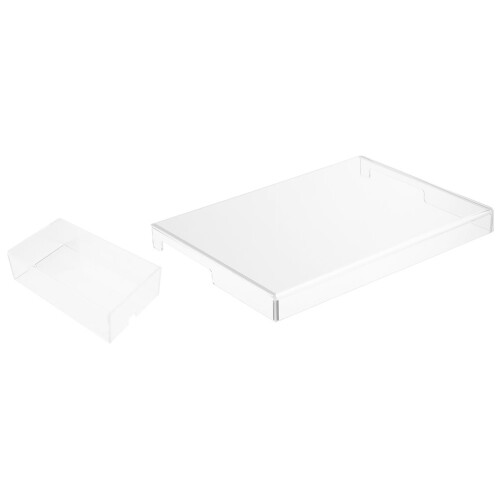 2 Sets Acrylic Keyboard Mouse Dust Cover Waterproof Scratch-Resistant 2