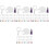 120 Sets Sublimation Key Ring Blanks Handicraft Key Chain 5