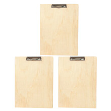 6 Pcs Wooden Sketch Board With Clip For Painting Material Storage