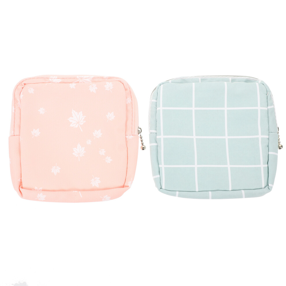 Ohphcall 6 Pcs Menstrual Pad Bags Portable Sanitary Napkin Storage Pouch