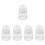 5Pcs Breast Milk Bottle 150Ml Wide Neck Storage Container 7